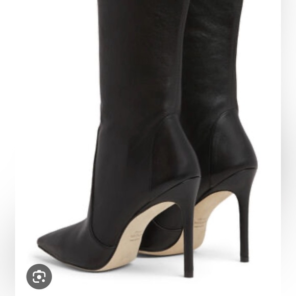 New Stuart Weitzman Ultrastrt Legging 100 Stretch Thigh High Black Boot size 6.5 - Picture 5 of 15